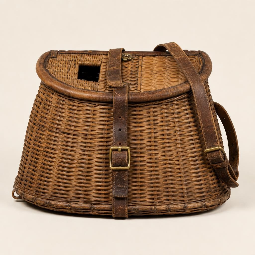 Antique Fishing Creel
