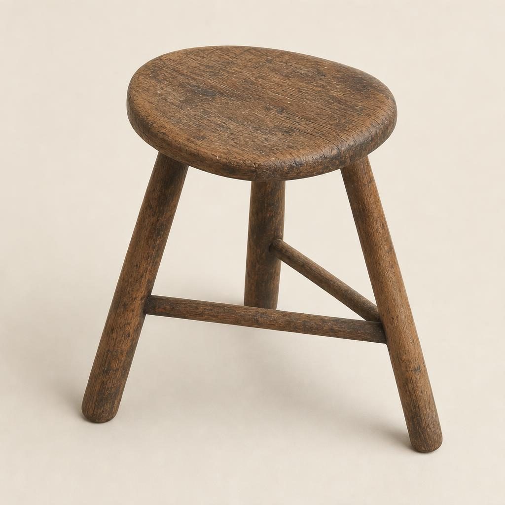 Weathered Farmhouse Stool