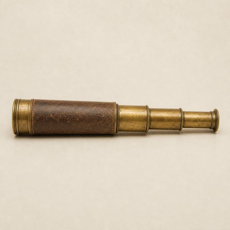 Vintage Brass Telescope